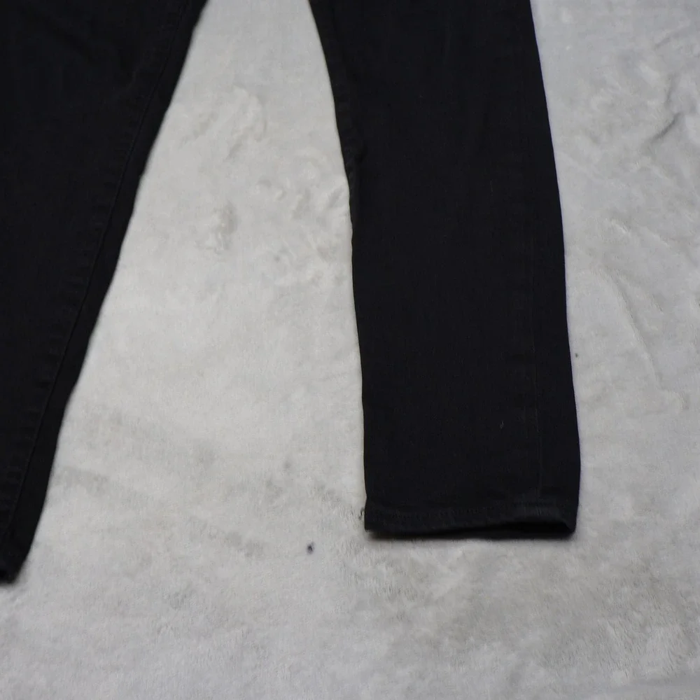 True Religion Jeans Mens 28x29 Black Halle‎ Mid Rise Super Skinny Denim Casual
